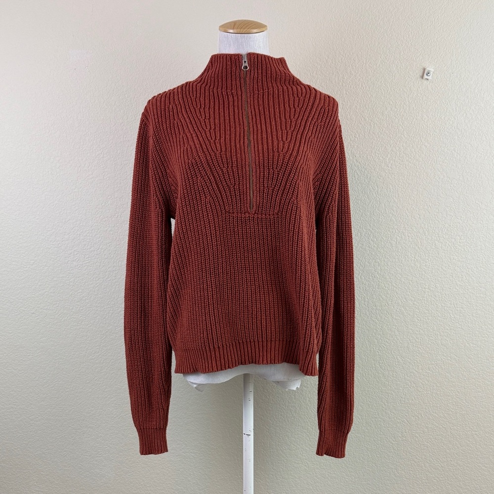 Veronica Beard Rust Red Women's Sweater Size Large